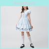 Alice im Wunderland Dienstmädchenkostüm Polyester Cosplay Kleid für Bühnenauftritt