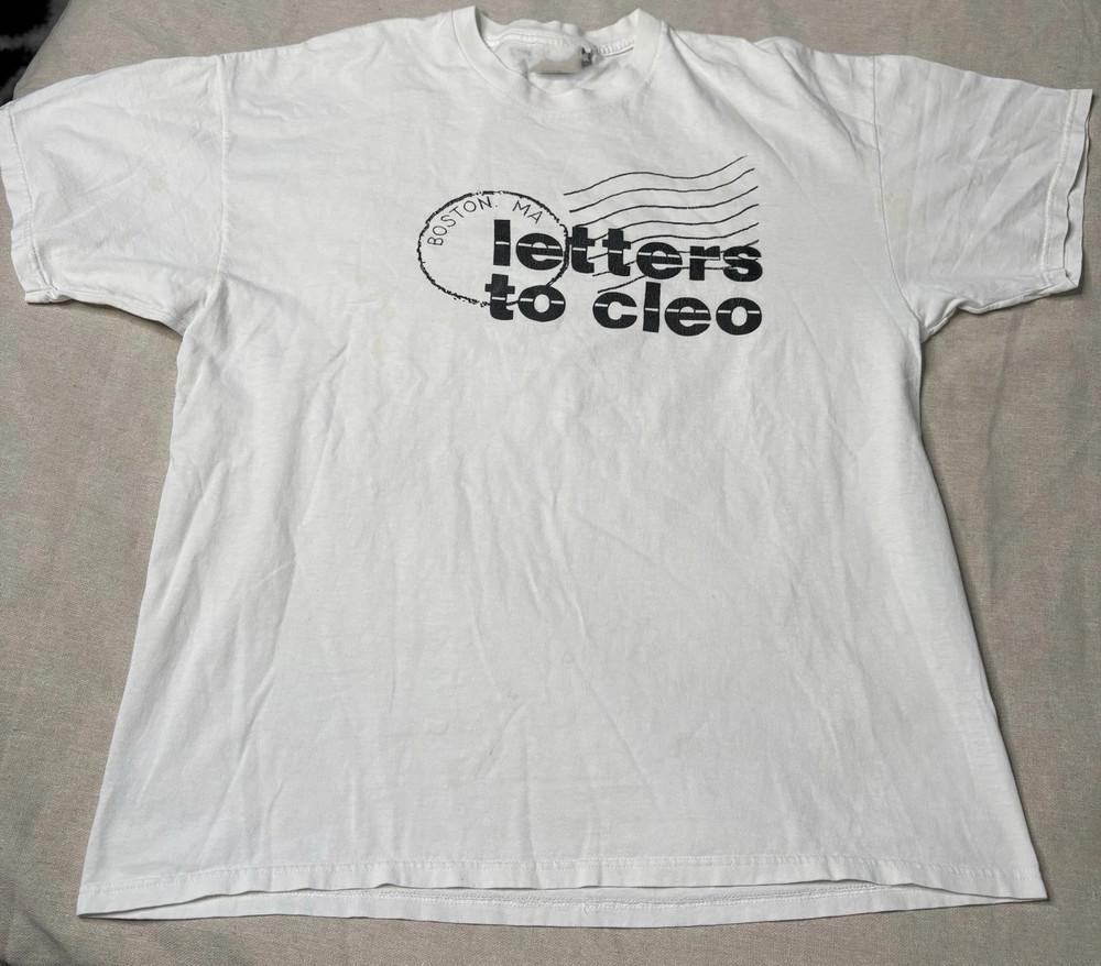 90s Letters To Cleo T Shirt Mail Logo Boston Reprinted T Shirt Full Size S-5XL Unisex T-Shirt XXL