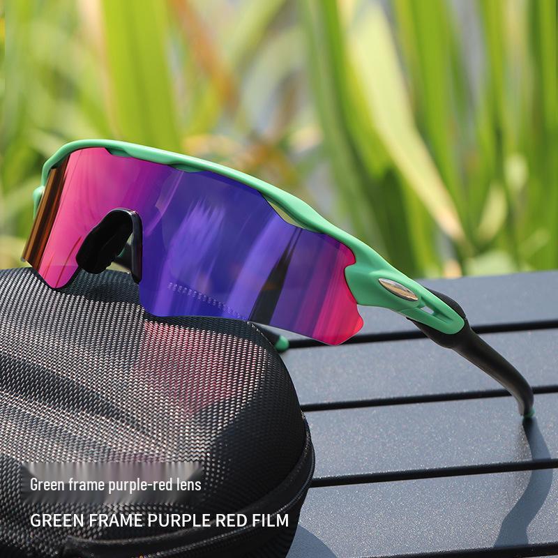 Cross-Border E-commerce TR90 Colorful Cycling Sunglasses for Outdoor Sports, Prescription-Compatible.