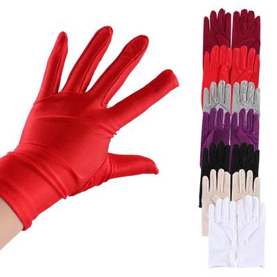 Ženy Muži Tenké Letní Elastické Spandex Etiketa Rukavice Řidičské rukavice Ochrana proti slunci Anti-UV