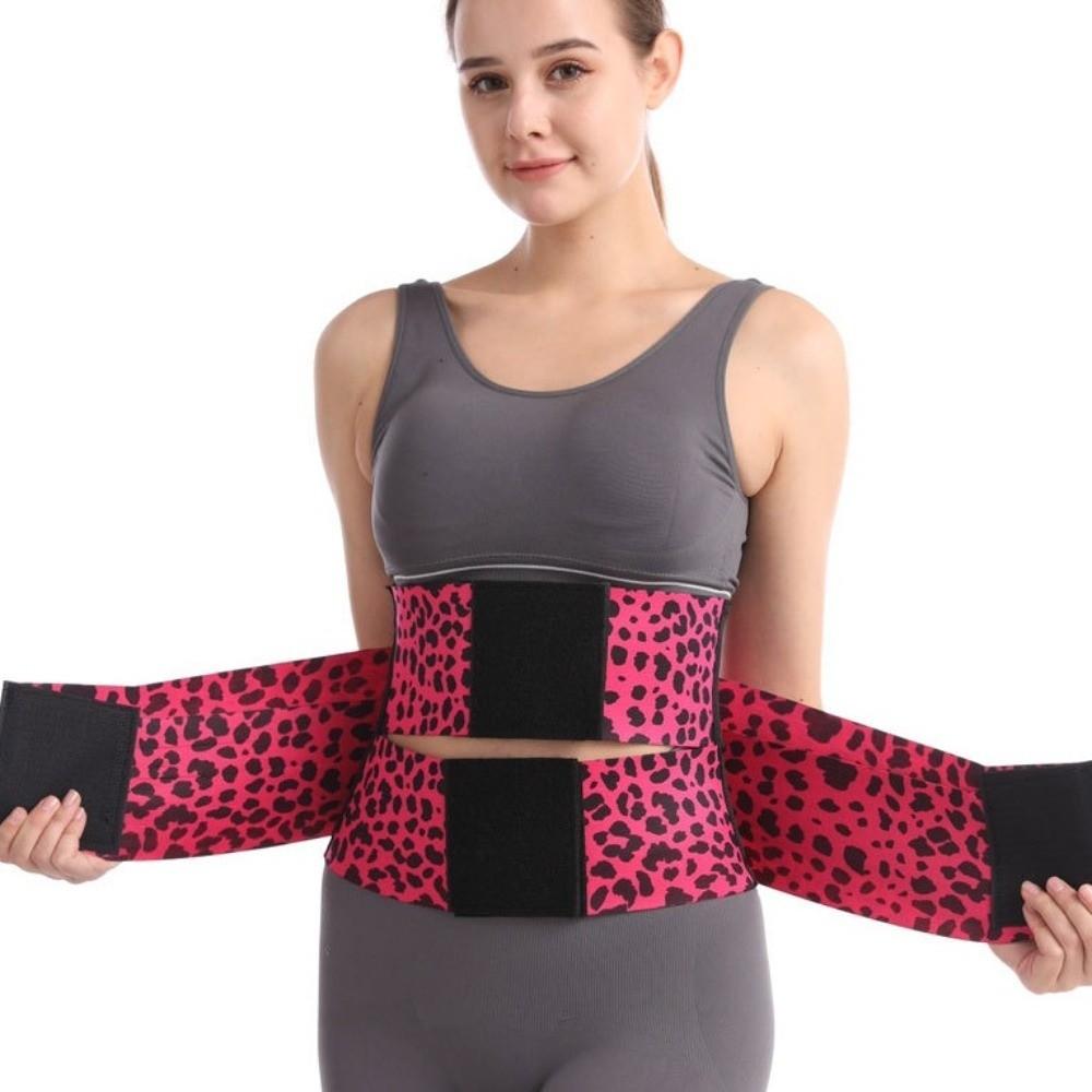 Leopard Print Waist Trainer Compressed Slimming Shapewear Simple Postpartum Body Shaper  Fitness