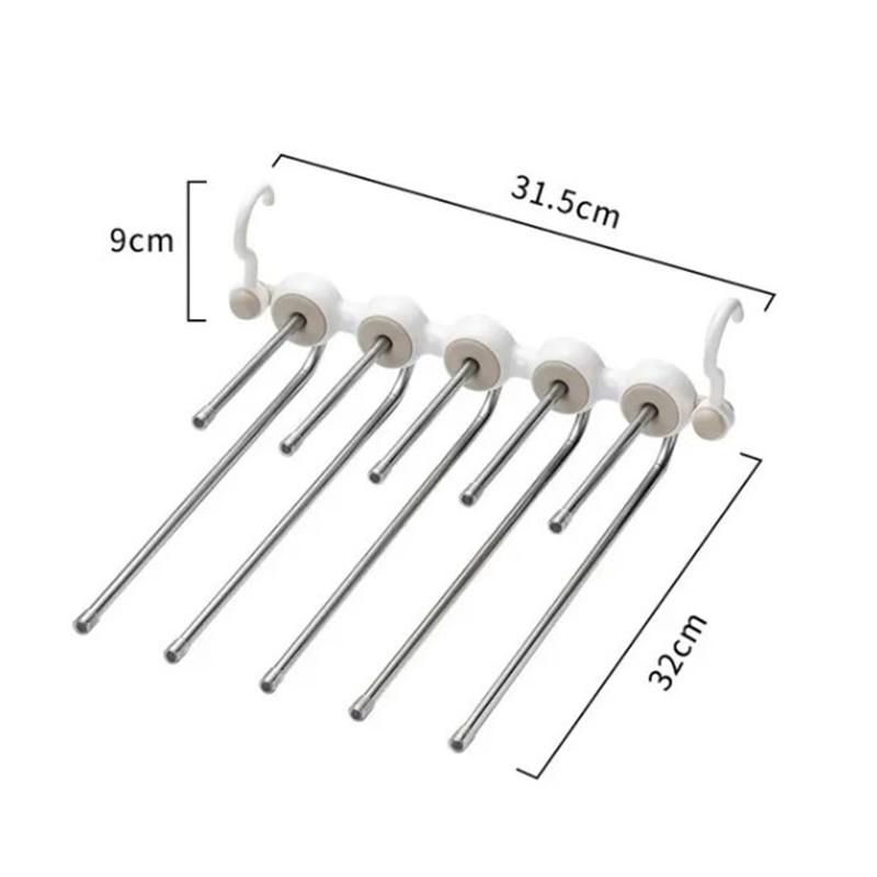 

1PCS Folding Pants Rack, Multifunctional Pants Clothes Hanger, Home Pants Clip, Wardrobe Built-in Storage Pants Artifact