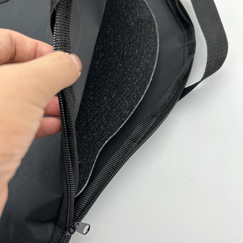 Portable 600D Oxford Baking Pan Storage Bag Waterproof Design With Handle For Outdoor Barbecue Convenience