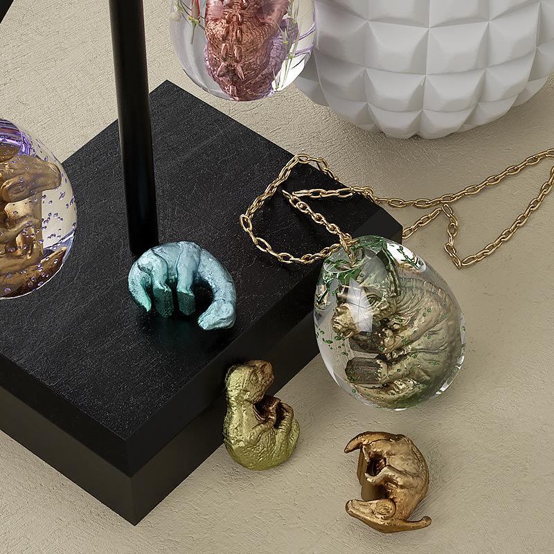 1 Piece DIY Dragon Animal Candle Craft Ornaments 3D Dragon Egg Silicone Resin Mold Home Decoration