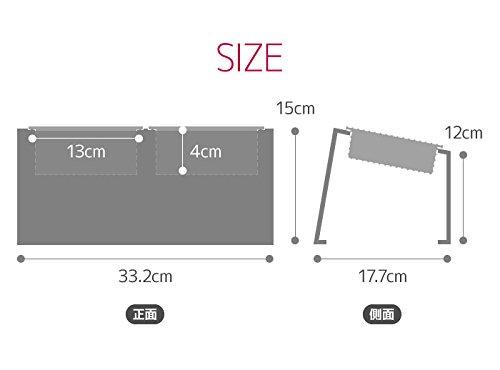 MATUMI Hours Food Bowl Table, Stainless Steel, Medium