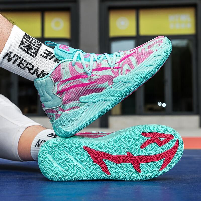 New three-ball third-generation basketball shoes MB.03 second-generation actual combat sneakers running shoes boots friction sound