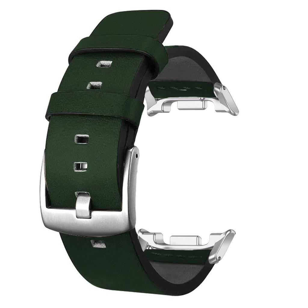 Leather Strap for Samsung Galaxy Watch 8 40 44mm/8 Classic /Ultra 2 Bracelet Belt No Gaps Quick Fit Watchband Wristband Straps