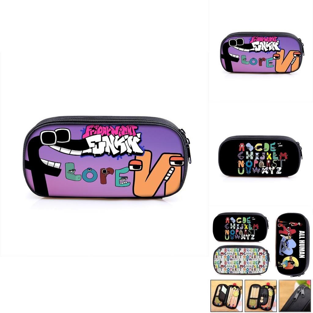 Durable Alphabet Lore Pencil Case Large Capacity Pouch Bag For School