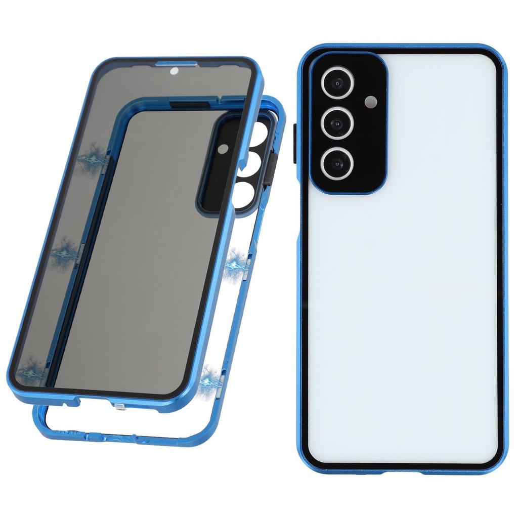 For Samsung Galaxy A16 5G/4G Case with Anti-Spy Screen Protector/Lens Film Tempered Glass Metal Phone Cover
