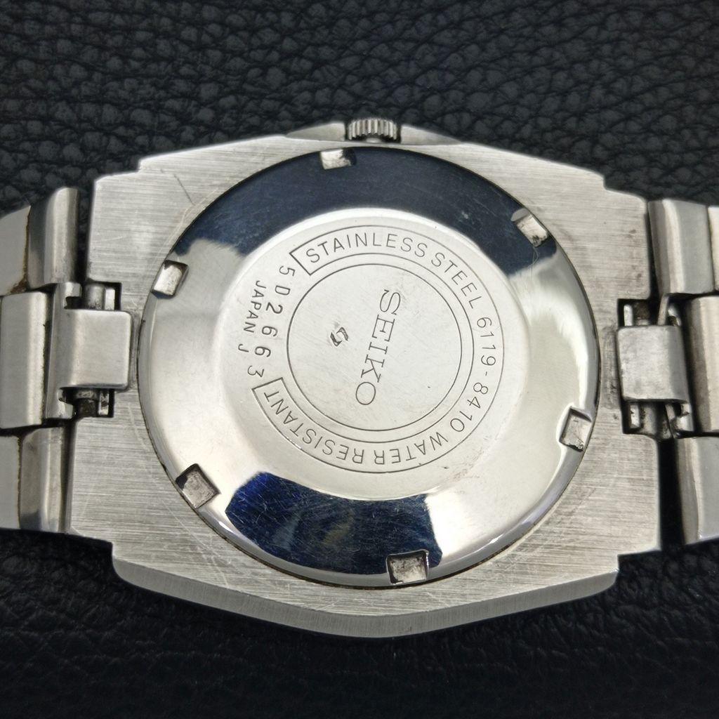 GENUINE VINTAGE SEIKO 5 AUTOMATIC JAPAN 6119C MENS ORIGINAL DIAL WATCH A702417-5 R124-a702417