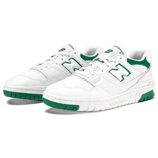 New Balance 550 White Green Unisex Sneakers  BB550SWB