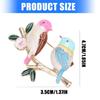 Fashionable Enamel Bird Brooch Clothing Dress Pin Trendy Accessory For Women Girls Casual Formal Wear Gift Present