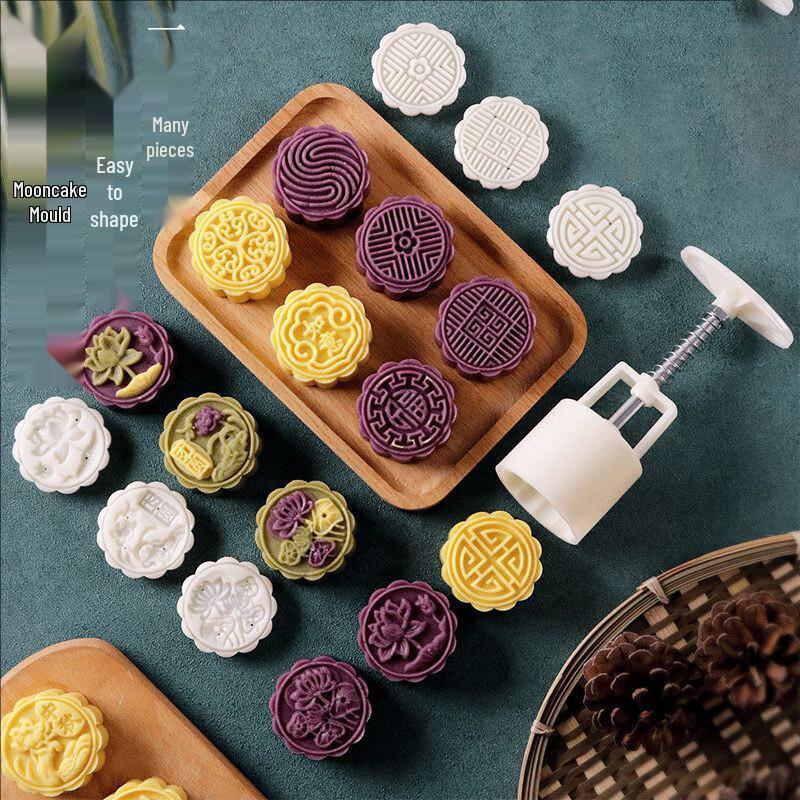 Changbaosen Mid-Autumn Mooncake Hand Press Molds