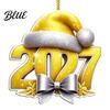 2027 Year Hanging for New 2D Flat Hat Ornament Ornaments Christmas Acrylic Decoration Tree Pendants