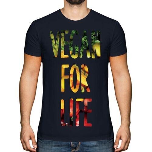 

For Vegans For Life Men s T-Shirt Gift Kitchen Recipe 4XL