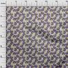 oneOone Cotton Flex Indigo Blue Fabric Asian Japanese Floral DIY Clothing Quilting Fabric Print Fabric by Yard 40 Inch