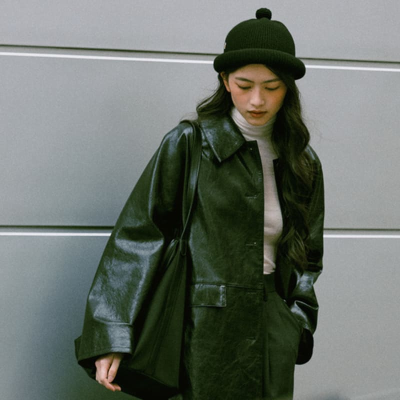 SHINJEO Dotori Hat_Vertical line_Black