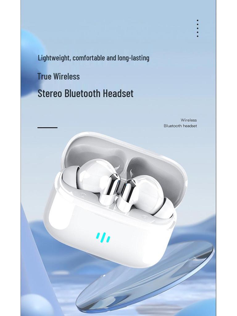 In-Ear Bluetooth Earphones with ENC Noise Reduction, Dual Mic, Waterproof Design, and Long Battery Life