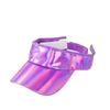 Laser Sun Visor Caps Hollowed-out Top Empty Hat Fashion Duck Tongue Hat  Outdoor Sport