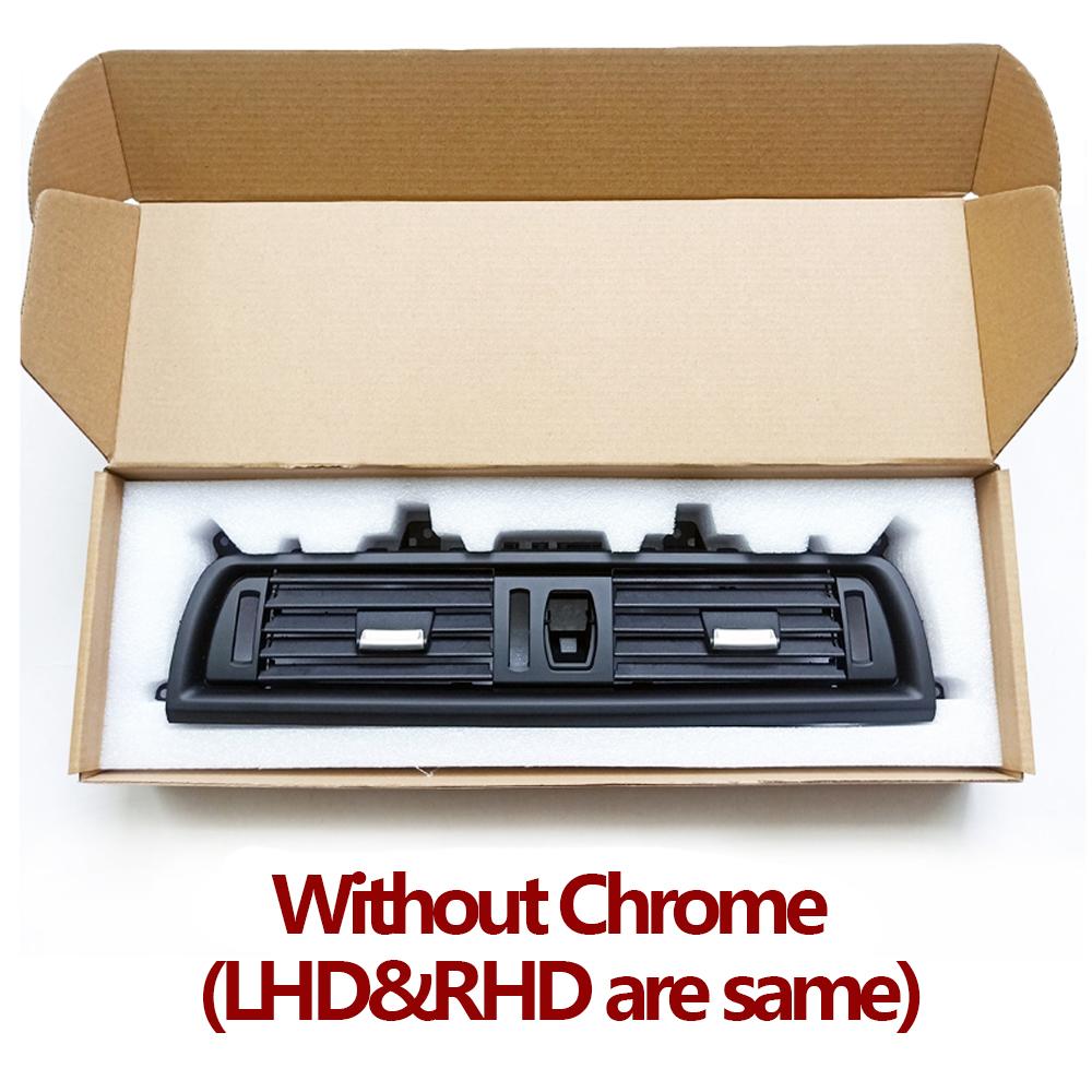 

Dashboard Central Air Conditioner AC Vent Assembly Replacement For BMW 5 Series F10 F11 64229166885 6422 9209136 Plain Black Cover