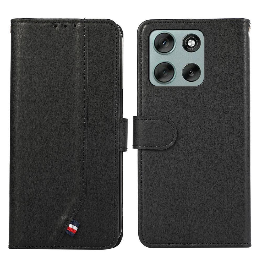 Pro Motorola Moto G56 5G Pouzdro RFID Blokující Vyklápěcí Kožený Kryt na Telefon