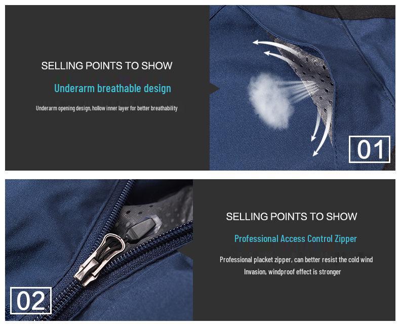 Customizable Men's and Women's Windproof Waterproof Jacket for Spring and Autumn
