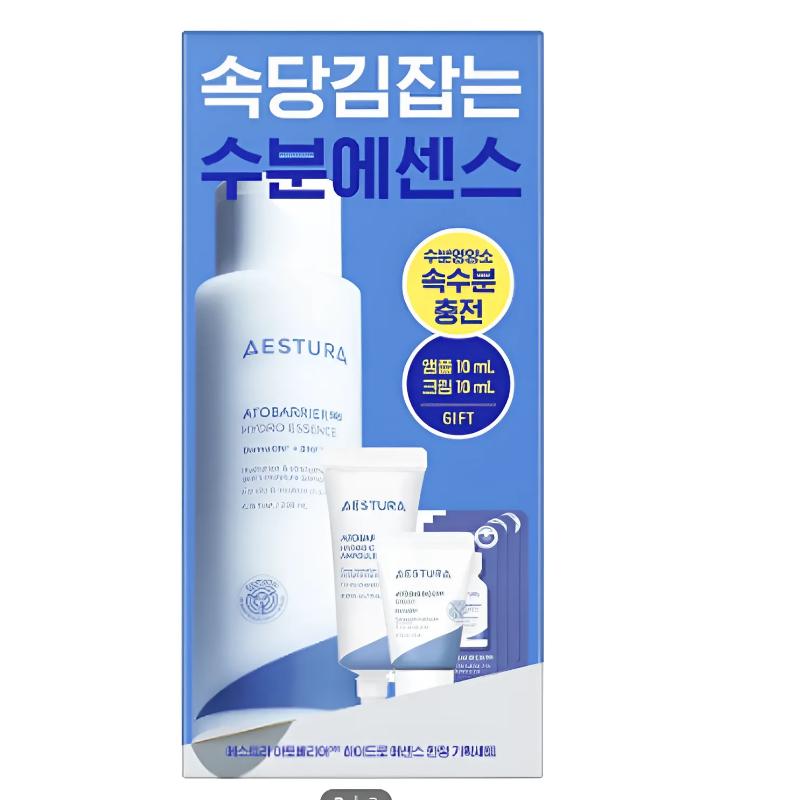 [AESTURA] Atobarrier 365 Hydro Essence Set 200 ml + Cream 10 ml + Cera-Hyal Ampoule 10 ml