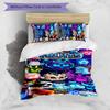 Blox Fruit 3pcs Bedding Set Duvet Cover Closure Includes 1 Duvet Cover & 2 Pillowcases for All Seasons Bedroom Home Dorm Decor