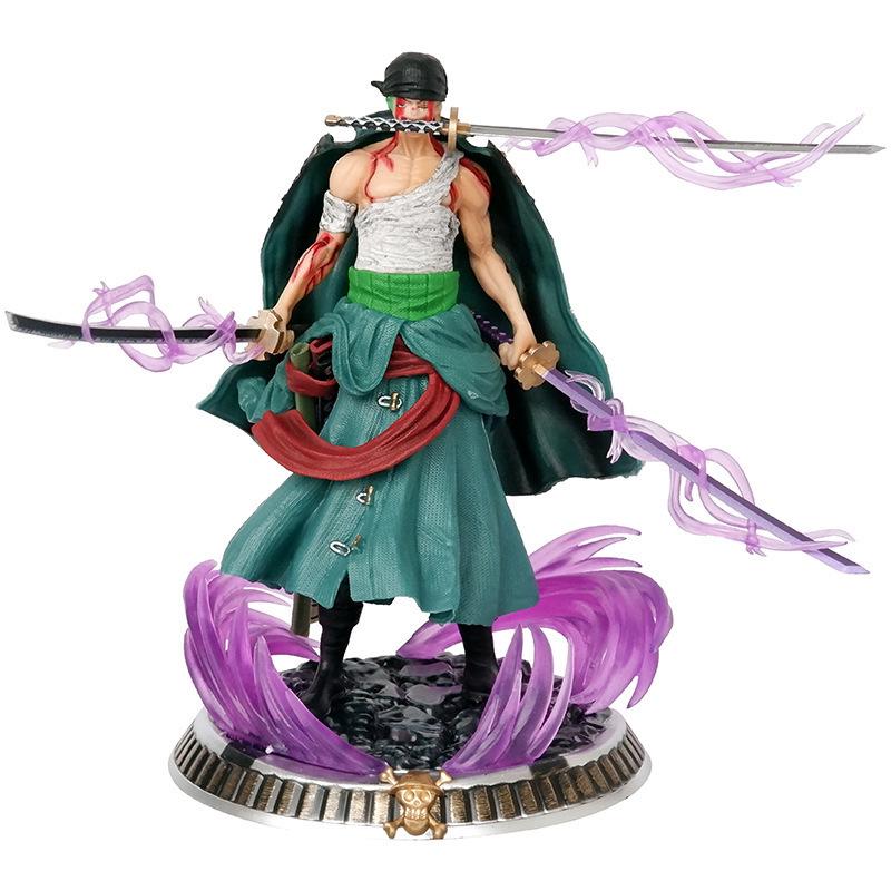 One Piece Zoro Three-Sword Style Figure - Small Size Anime Merchandise
