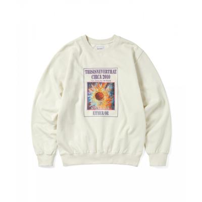 Thisisneverthat Basketball Hoop Crewneck Natural