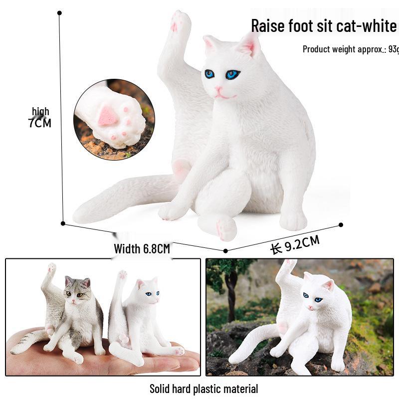 British Shorthair Kitten Simulation Toy - Cute Cognitive Birthday Gift for Kids