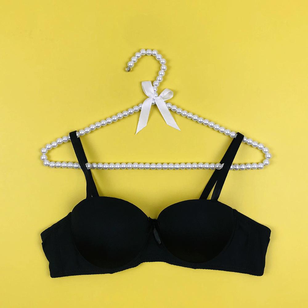 South East Asia Glossy Underwear Women's Small Breasts Gathered with Steel Rim Top Support Versatile Sexy Pure Desire Bra