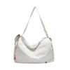 Large capacity canvas tote bag women's casual light messenger bag sports backpack versatile commuter shoulder bag women