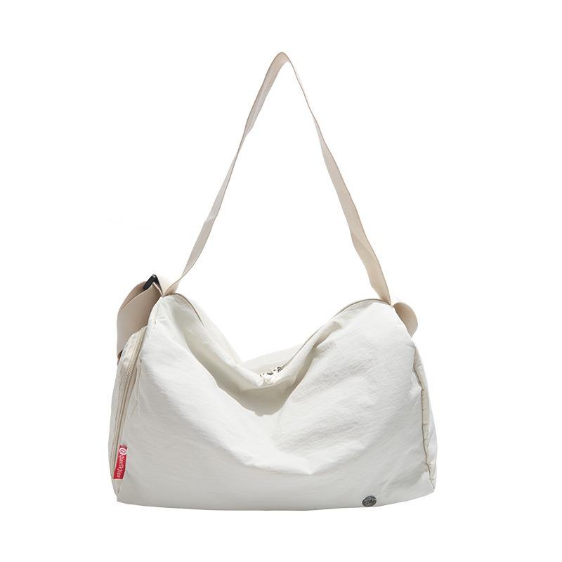 Large capacity canvas tote bag women's casual light messenger bag sports backpack versatile commuter shoulder bag women