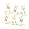 100Pcs Dog Shape Gold Paper Clips Gold Small Paper Clips Cute Paperclips  Note Taking