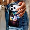 Space Moon Astronaut Phone Case For iPhone 17 Air 14 15 13 12 Max Cover For Apple 16e 11 Pro Max Plus Coque