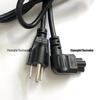 UL US 3-Pin C5 Plug Power Cord, 18AWG SVT/SJT 3-Core Clover Tail