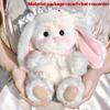 Cute Lillian Long Ears Rabbit DIY Handmade Original Self Made Joint Doll Material Pack Fabric Doll Rabbit Gift Bunny Plush Doll
