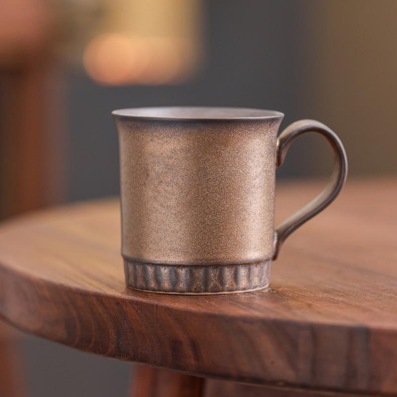 Nordic Ceramic Coffee Cup Latte Latte Flower Afternoon Tea Cup High Value Household Water Cup Mug