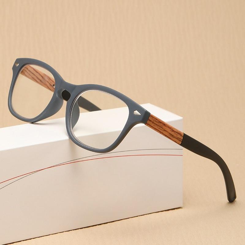 

Ultra Light Presbyopia Eyeglasses Anti Blue Light/anti Fatigue Neutral Reading Presbyopia Eyeglasses Wood Grain Eyeglass Legs Make People Younger 2