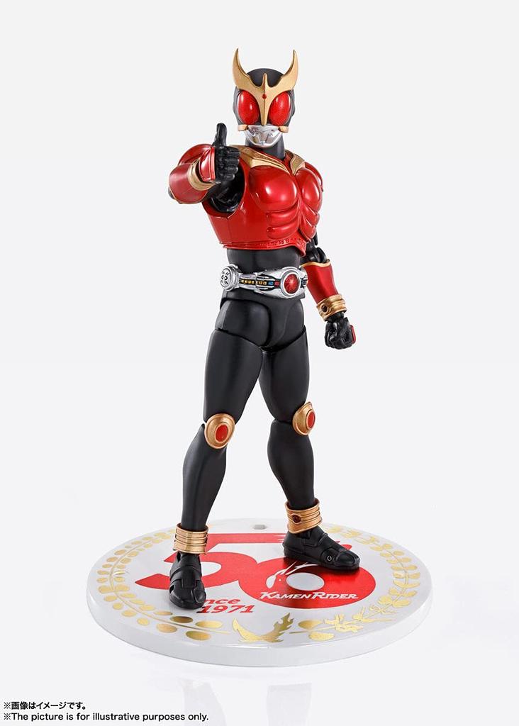 TAMASHII NATIONS Bone Carving Kamen Rider Kuuga Mighty Form 50th Anniversary Approximately 145mm made of PVC articulated S.H.Figuarts (True Method)