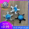 2026 Heiß Für Volkswagen VW 4 STÜCK Volkswagen VW Radnabenkappen mit Fünf-Kralen-Logo 135mm 4F0601165N/8R0601165 geeignet für Pass