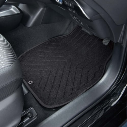 BONFORM Car Mat Deo Guard Antibacterial and Odor Resistant Non-Slip Back 48x62cm Black 6476-01BK