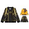 Demon Hunter Cosplay Jacket for Teens Zippered Baseball Jacket Bomber Coat Printed Fall Winter Costume for Role-Play Daily Wear