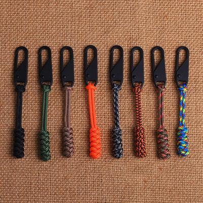 Puxadores de Zíper Removíveis Puxador de Zíper para Bolsa Outdoor Cabeça de Zíper Durável Resistente ao Desgaste Corda de Guarda-chuva Tecida Zíper Acessórios Substituíveis