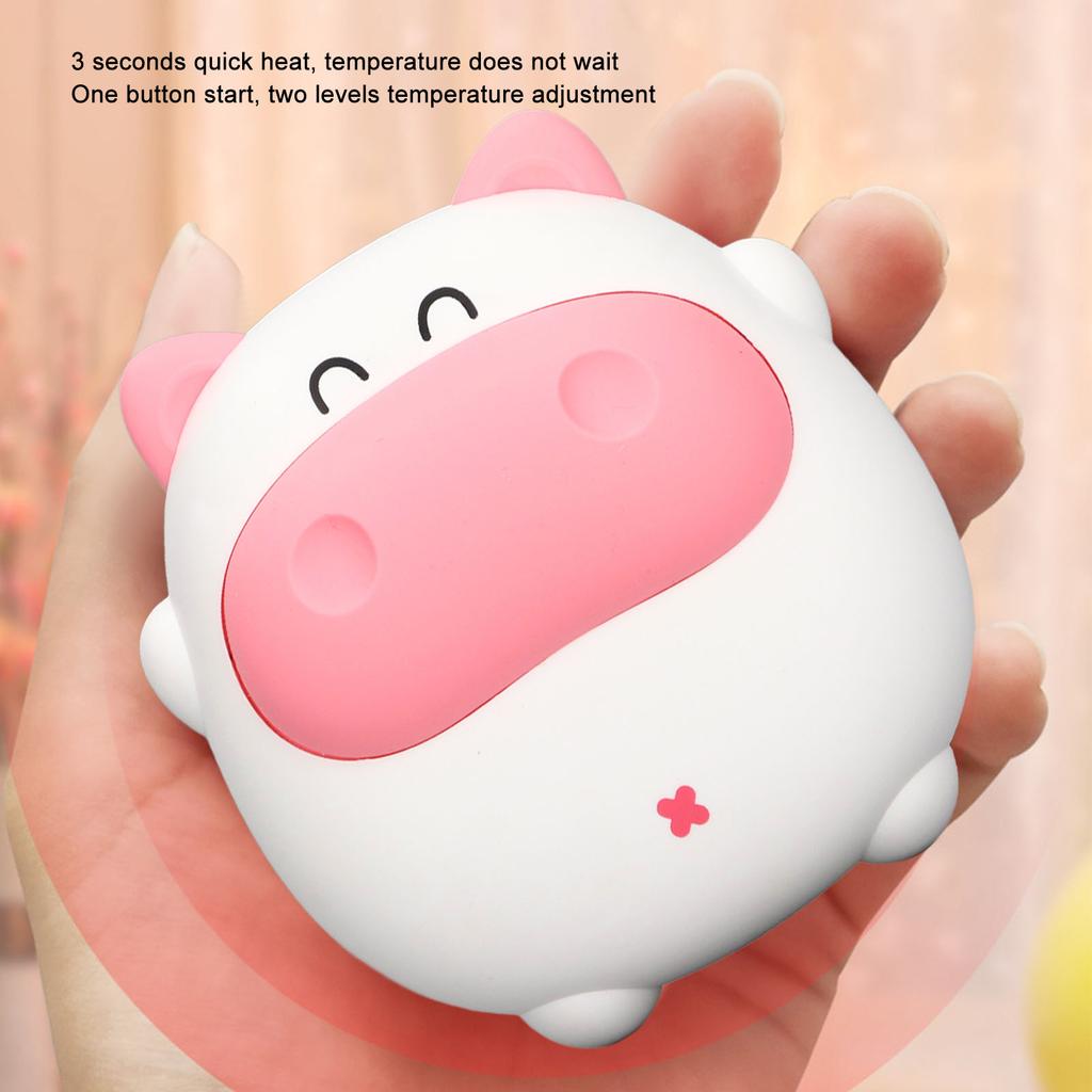 Hand Warmer Cartoon   Shape 2 Levels Temperature Adjustment USB Charging   Hand Warmer with Night Light