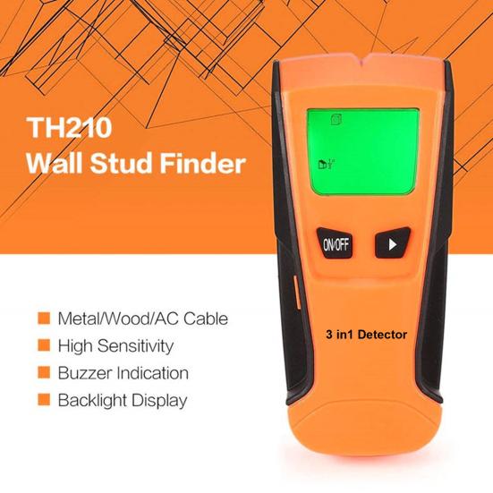 Electronic Stud Finder Sensor Center Finding Wall Scanner Detector with LCD Display for