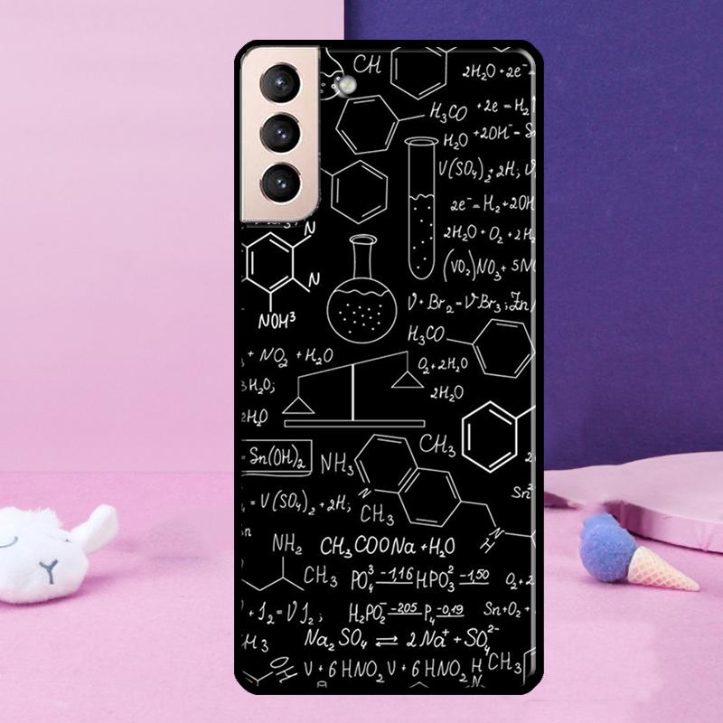 Biology and Chemistry Phone Case For Samsung Galaxy S24 Ultra S25 Ultra S9 S10 S20 S21 S22 Plus S23 S24 FE Cover