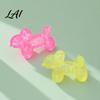 Soft Stress Ball Glitter Balloon Dog Squeeze Toy Relief Transparent Sensory Relaxation Toy Stretchy Animal Shape Fidget for Home Office Classroom