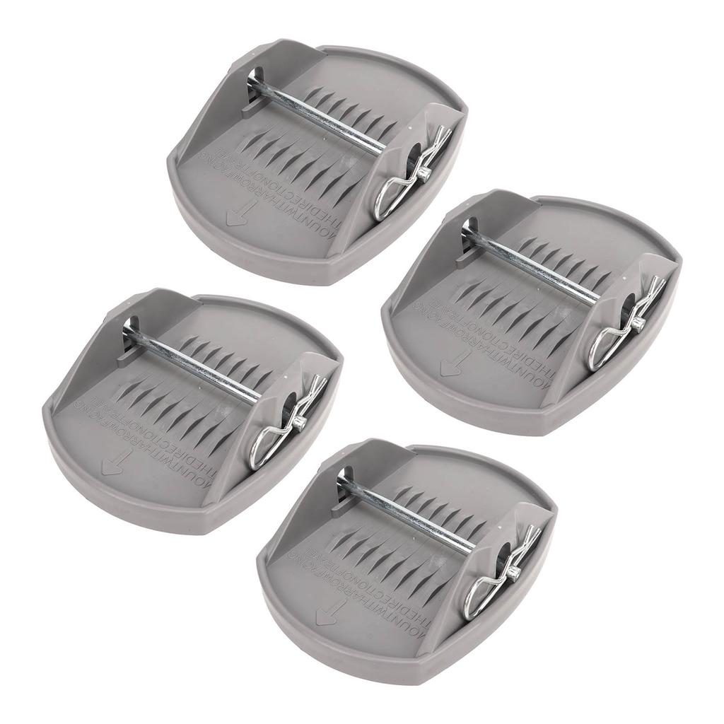 4PCS Caravan Jack Pads Load Dispersion Rust Proof High Strength Heavy Duty Jack Lifting Pad Adapter 